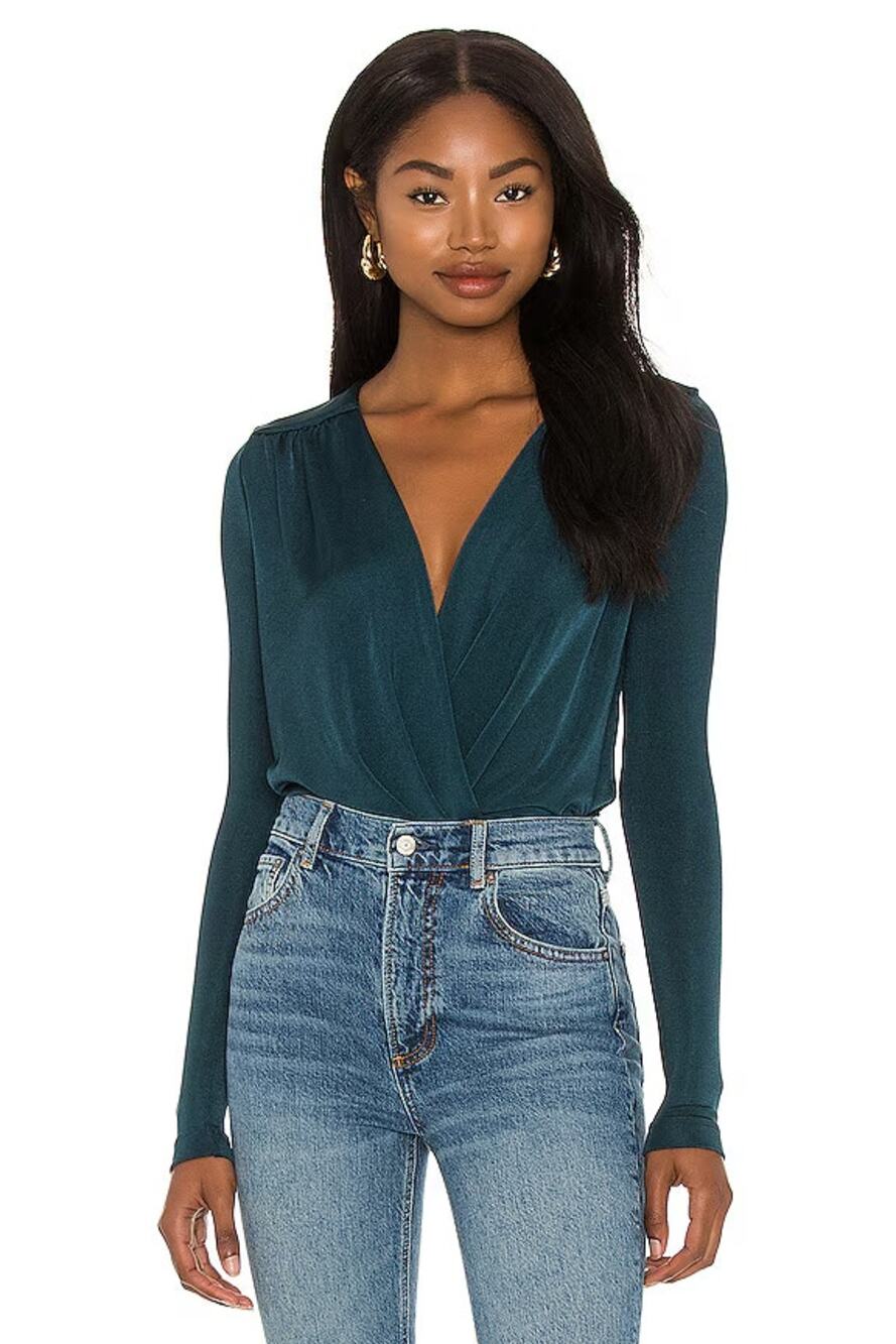 Intimately by Free People Turnt Long-Sleeve Bodysuit Overboard Women's Small
